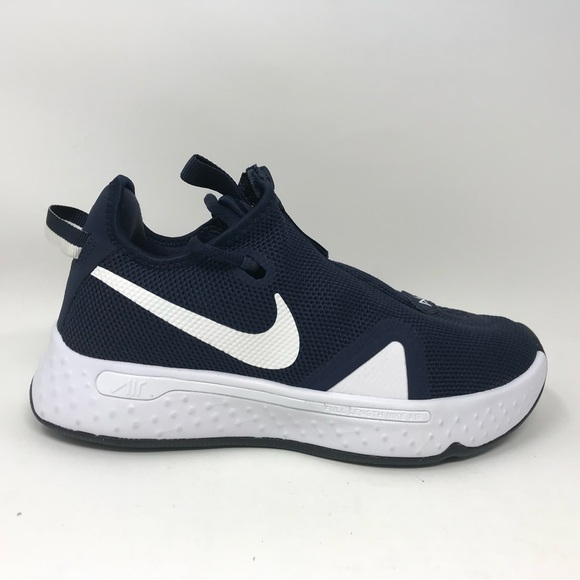 Nike PG Paul George 4 TB Promo Basketball Shoes College Navy White CW4134-400 - Picture 2 of 11